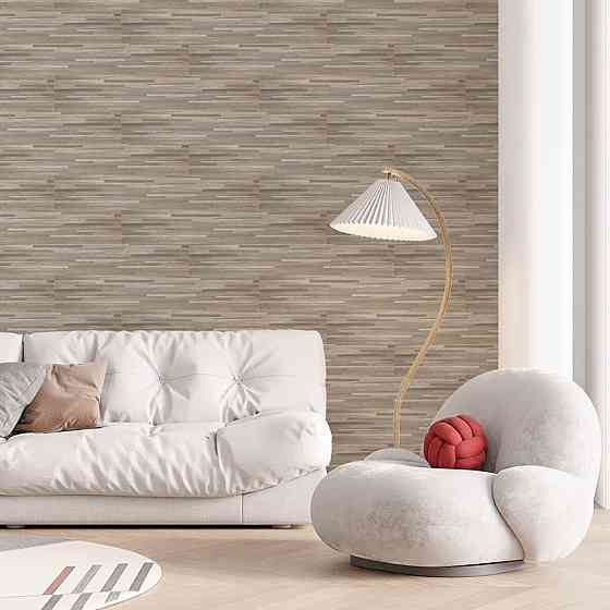 Самоклеящаяся виниловая плитка 152.4х914.4х1.5мм Серо-бежевая, цена за 1 шт. (СВП-008) Матовая SW-00000286 Киев