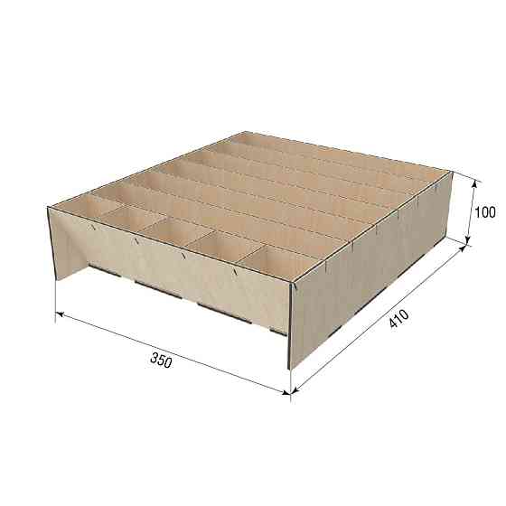 Ящик для денег EKOSTAR 410х350х100 6 ячеек Киев