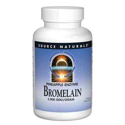 Трави Source Naturals Бромелайн 500мг, 60 таблеток (SNS-01354) Вінниця