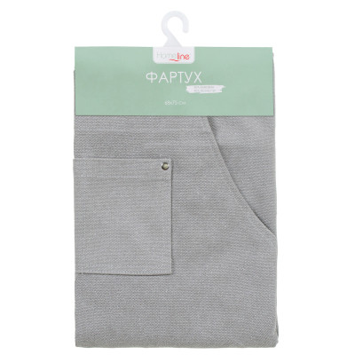 Фартук Home Line Canvas (серый) 68x80 см (182797) Винница - изображение 5