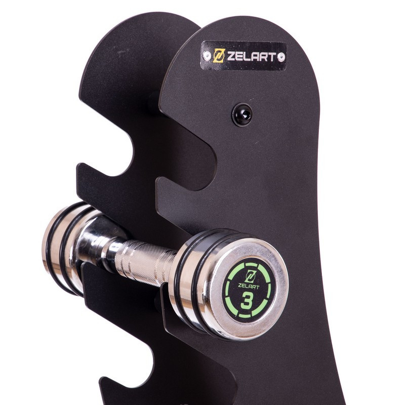 Стійка для гантелей Х-подібна Zelart-2652 Київ - фото 10