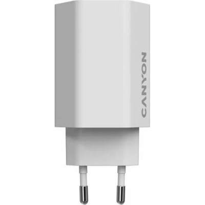 Зарядное устройство Canyon HEXAGON 65 GaN 65W 2xPD 1xQC EU White (CND-CHAHEX65W) Винница - изображение 2