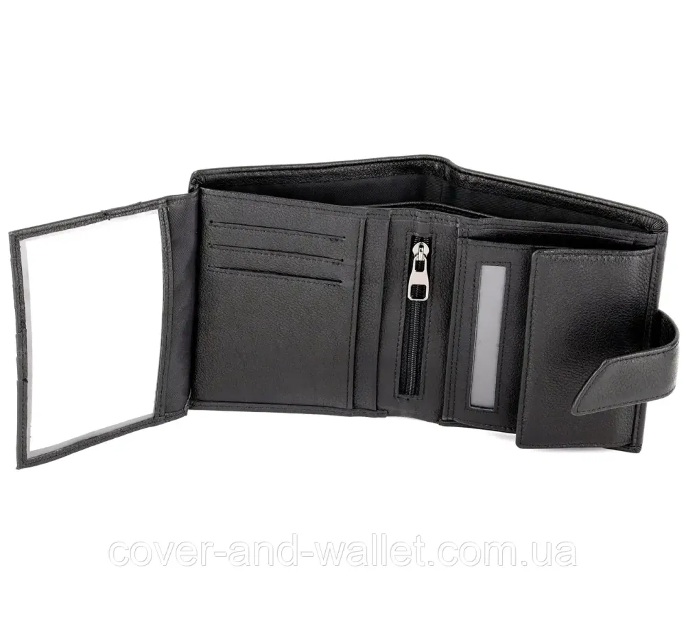 Чоловічий вертикальний гаманець для купюр і кредитних карток Marco Coverna MC B005-894 Київ - фото 6