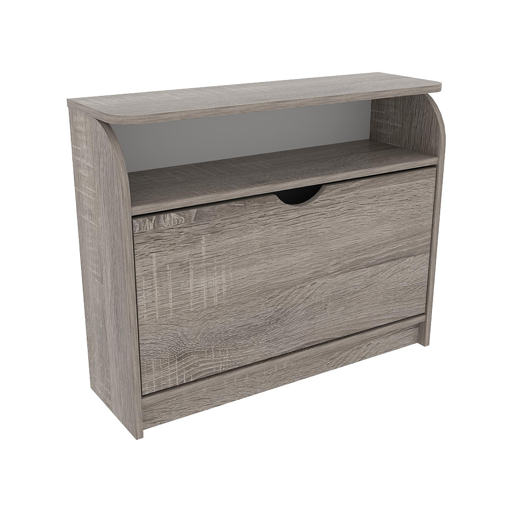 Тумба для обуви №3, Дуб Сонома Трюфель, 800/250/650 Львов - изображение 1