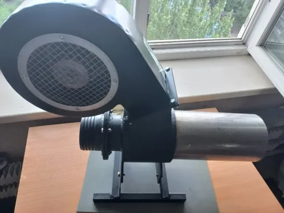 Співробітництво. Креслення пристрою для спалювання твердого палива в пилоподібному стані. Київ