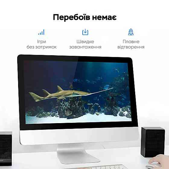 Мережевий кабель Vention Cat.5E UTP Patch Cable 1.5M Blue (VAP-A10-S150) Київ