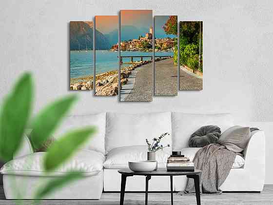 Модульна картина Місто Природа Art-347_5 ( 80х118см ) Київ