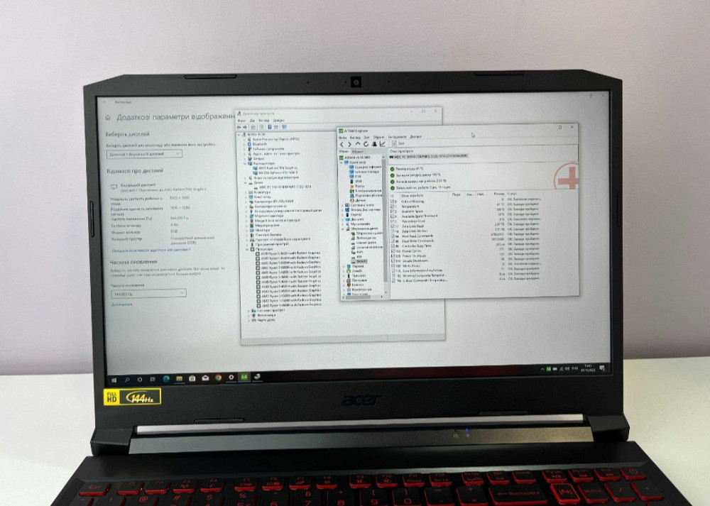 Acer Nitro Ryzen 5 4600H GTX 1650Ti 4Gb 144Hz 8Gb SSD 512GB. Киев - изображение 8