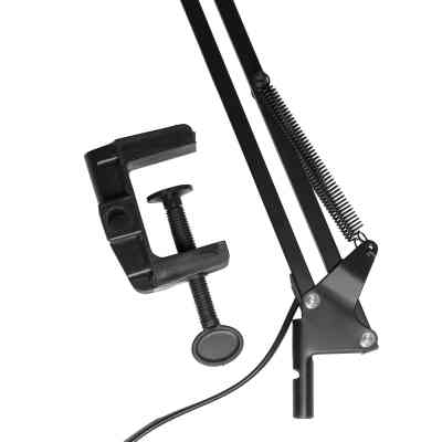 Настольная лампа Євросвітло Ridy-027 E27 зі струбциною чорна Винница