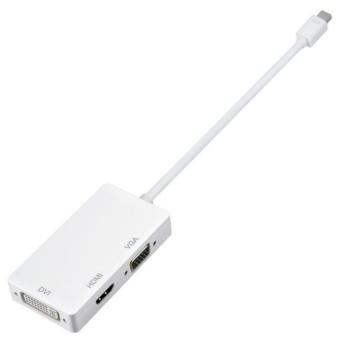 Перехідник mini DisplayPort M --> HDMI/VGA/DVI (24+5), FHD 1080p Вінниця - фото 7