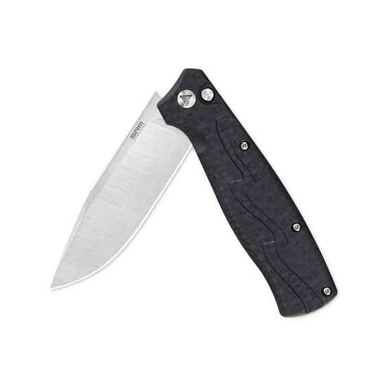Ніж складаний туристичний SRM 221X-GB (9.2 см) 14C28N / G10 чорний Київ