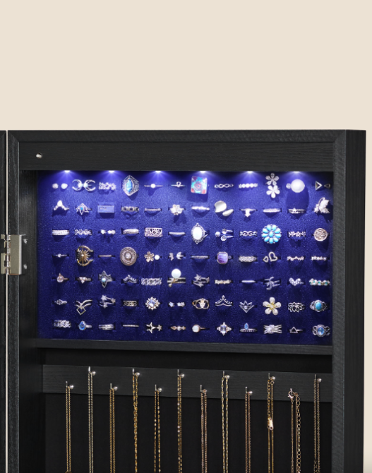 Дзеркало-шафа Leobert Kors з підсвіткою в стилі Loft чорний Київ - фото 7