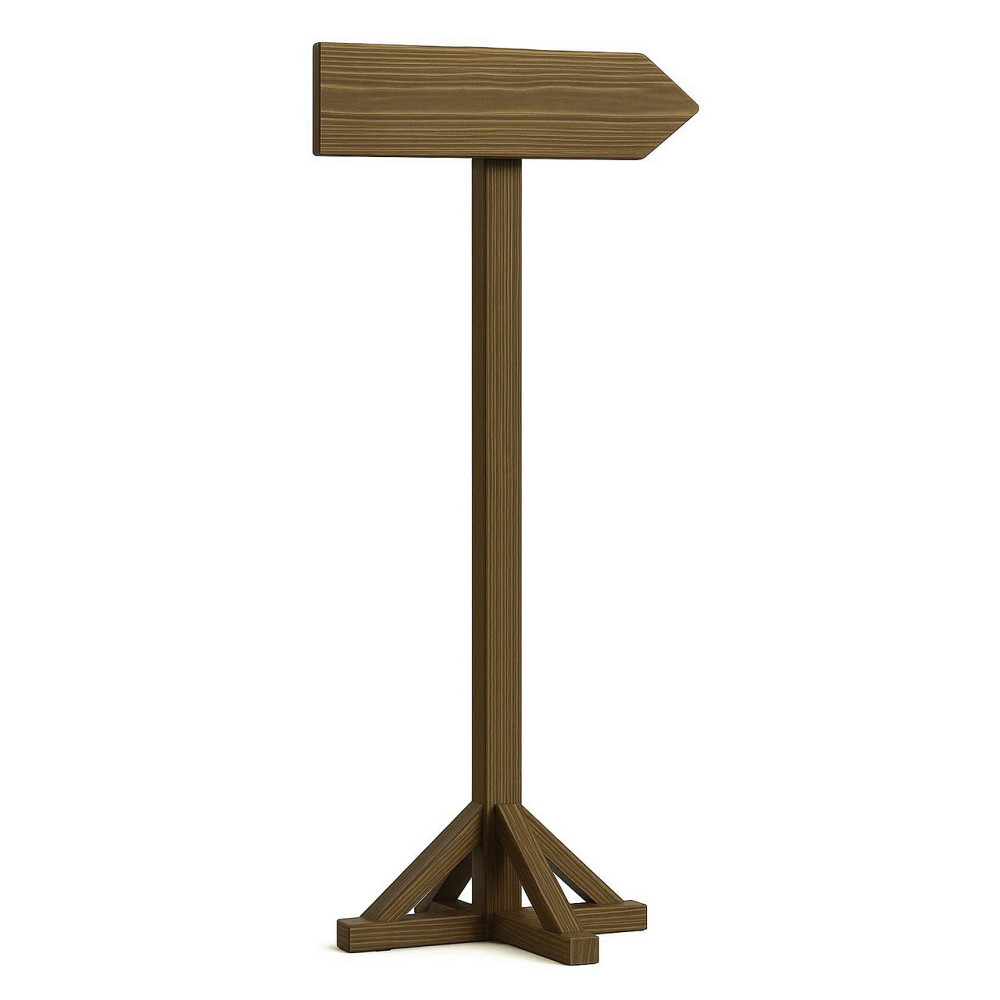 Підлогова стрілка-покажчик "Данате" палісандр Миколаїв - фото 1