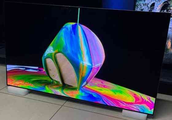Телевізор Безрамний: 55" 120 Гц. 4К, OLED EVO Сабвуфер Смарт LG 55G19. Київ