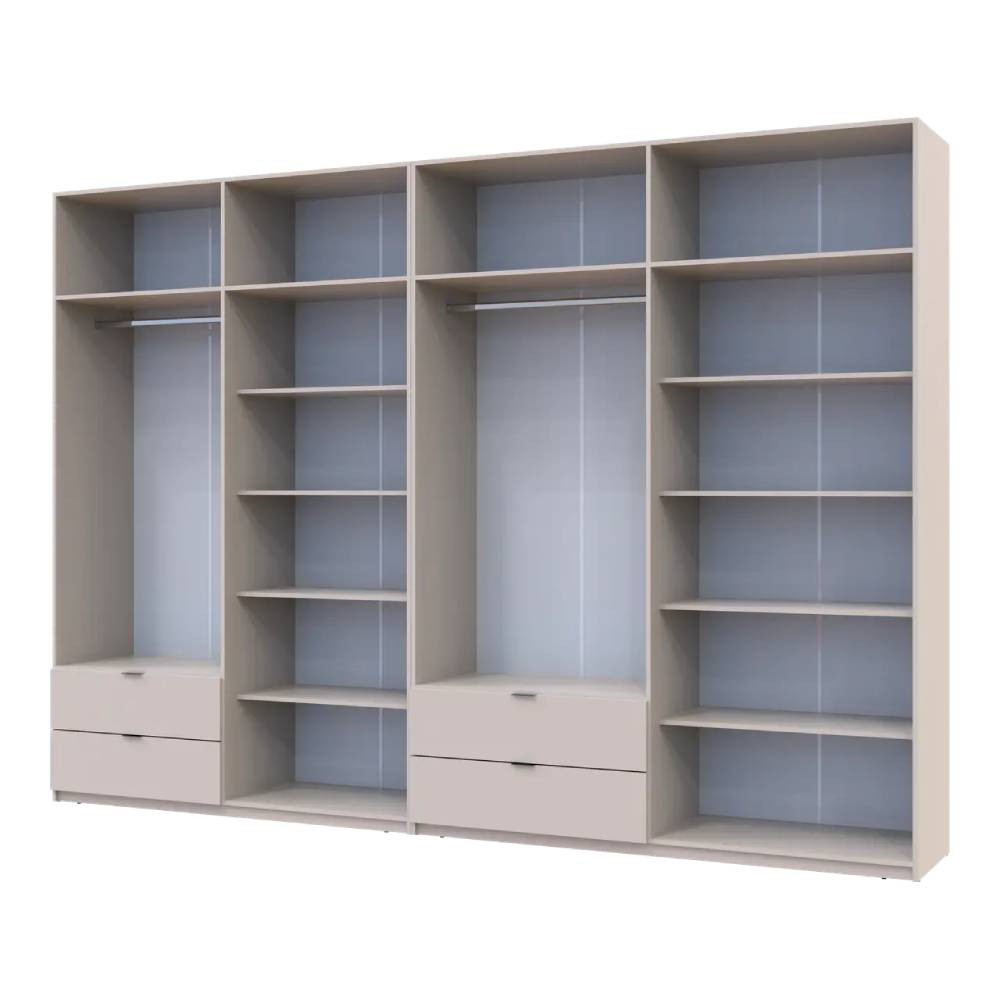 Шкаф для одежды Doros Лукас Кашемир 4+4 ДСП 340х50х240 DRS-011721 (42005140) Львов - изображение 3