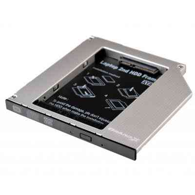 Фрейм-перехідник Grand-X HDD 2.5&apos;&apos; to notebook 9.5 mm ODD SATA/mSATA (HDC-24N) Вінниця