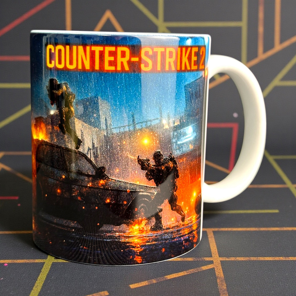 Чашка Counter-Strike 2 (CS2) игровая чашка для геймера Городище - изображение 1