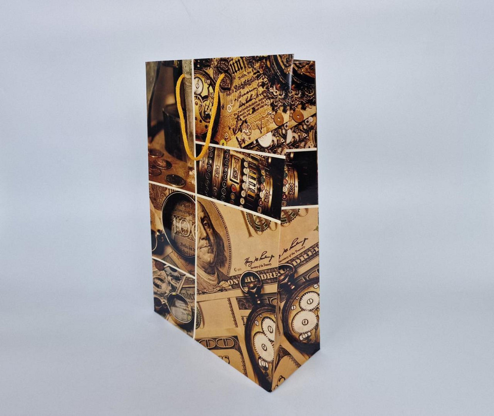 Пакет бумажный гигант вертиркальный (30х42х12)(артGV-084) (12 шт) Харьков - изображение 2