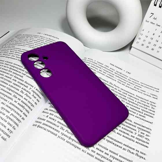 Чохол Cosmic Silicone для Samsung Galaxy S25, фіолетовий Київ