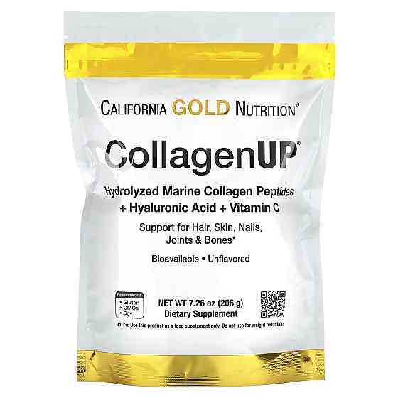Колаген пептиди з гіалуроновою кислотою, CollagenUP Peptides, California Gold Nutrition, 5000 мг 206 г Київ