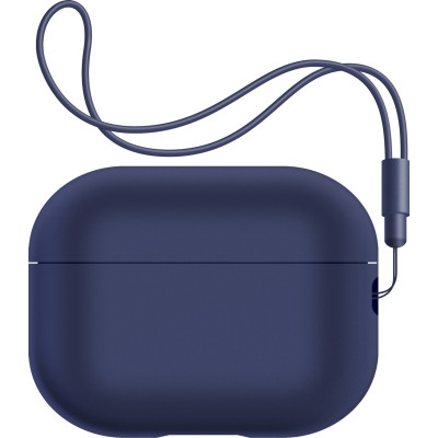Чохол для навушників Armorstandart Silicone Case with straps для Apple Airpods Pro 2 Dark Blue (ARM68609) Вінниця - фото 1