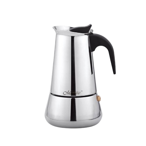 Кавоварка гейзерна 200мл (4 порції) нержавіюча сталь MR-1660-4 Maestro Житомир - фото 1
