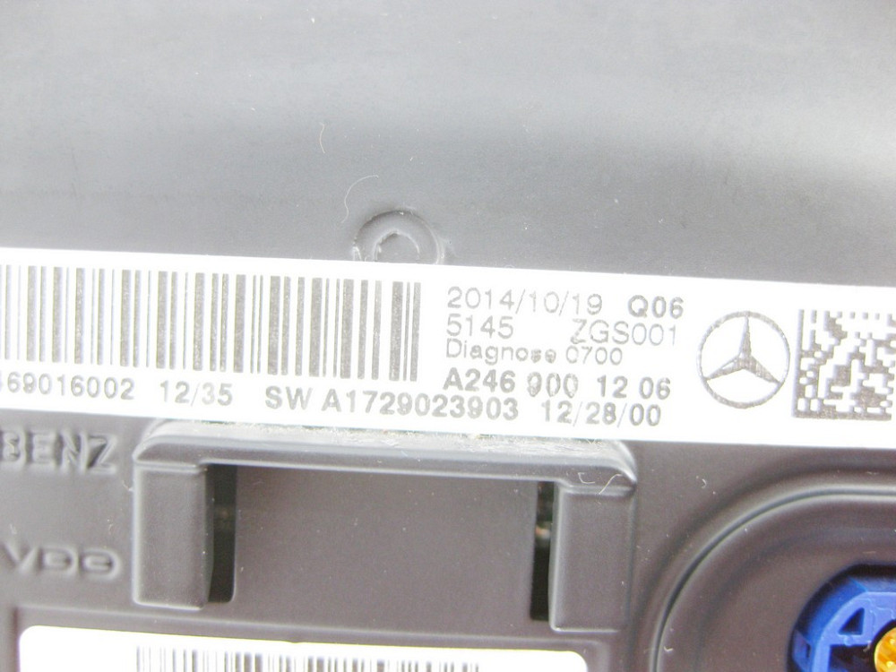 Mercedes-Benz  A2469001206 Дисплей аудіосистеми CLA C117 GLA X156 A-class W176 B-class W242 B-class W246 Одесса - изображение 6