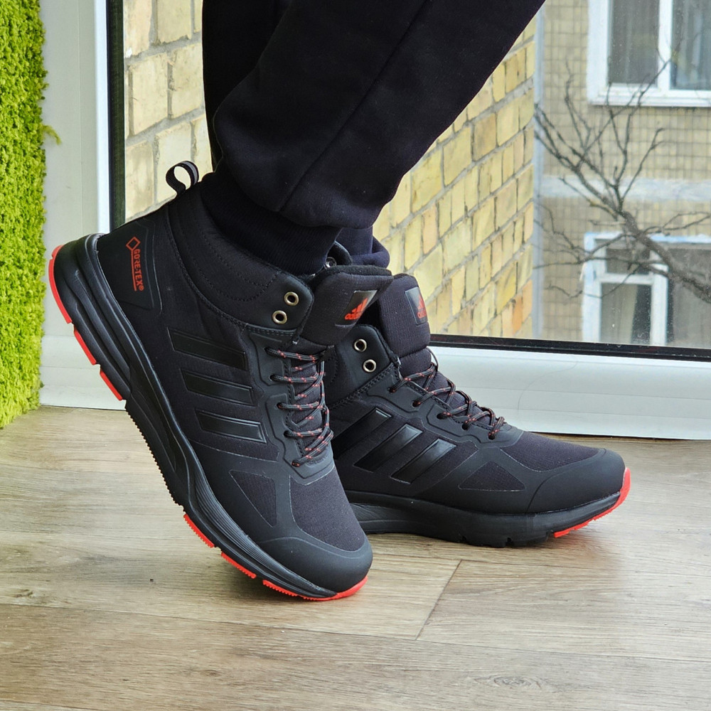 Зимові Кросівки Adidas Terrex GORE-TEX з МЕХОМ Чорні Чоловічі Адідас Гортекс (розміри: 41,42,43,44,45,46) — 3 Дніпро - фото 5