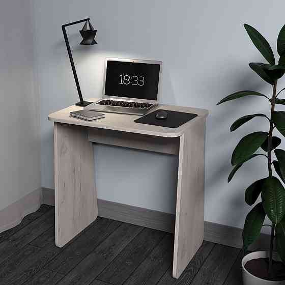 Стіл для ноутбука, Дуб Крафт Білий, 650/450/700 Львів