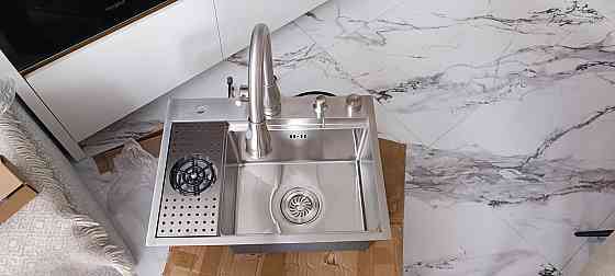 Кухонна раковина водоспад Willda, кухонна мийка водоспад ручної роботи 57 х 42 х 22 (324915222) Киев