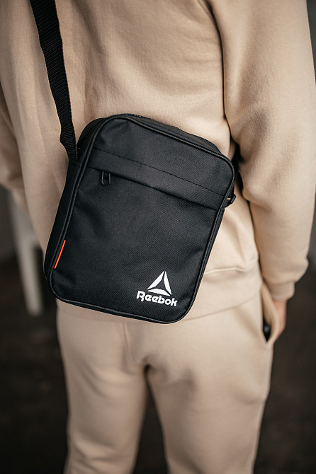 Барстека Reebok, чоловічий сумка через плече, Текстова барсетка на три відділення, Брендова сумкаMasterSem Київ - фото 6