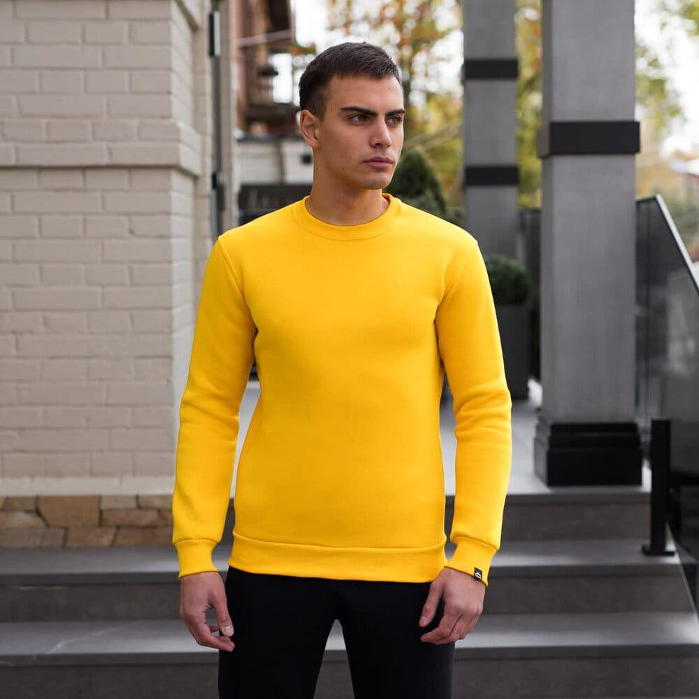 Світшот чоловічий однотонний Pobedov 007 ЗИМА Київ - фото 4