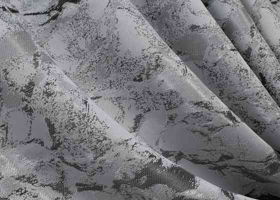 Комплект готовых штор VR-Textil Жаккард Мрамор Al3 № 1598ш Светло-серый с черным 145х270 см 2 шт (33-0465) Киев