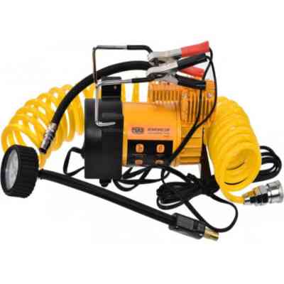 Автомобильный компрессор СИЛА ПОСИЛЕНИЙ 37 л / хв 10 Атм Клеми АКБ (900407-IS) Винница