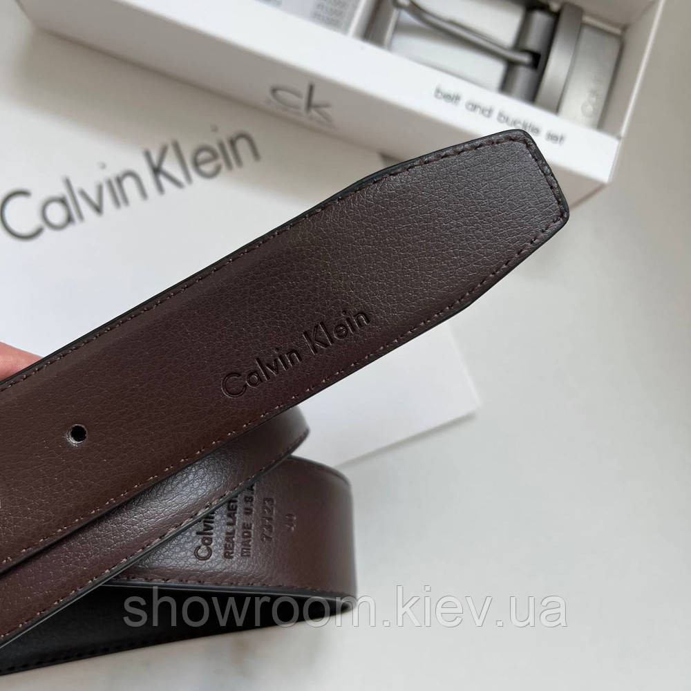 Чоловічий подарунковий набір (ремінь із двома пряжками) (415) Київ - фото 4