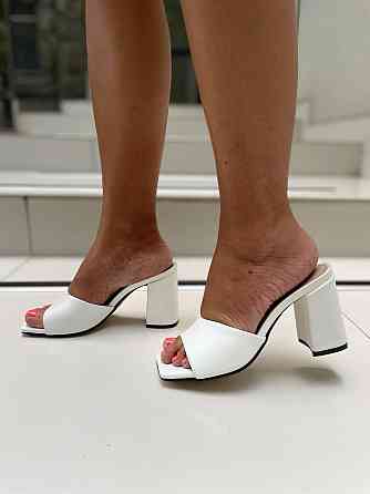 ARLEN Шльопанці жіночі ARLEN Ш-Амина білі (літо, шкіра натуральна) (4876) Коломия