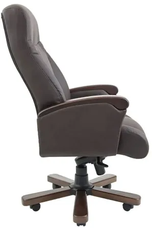 Офісне Крісло Керівника Richman Boss Fly 2230 Wood М3 MultiBlock Чорний Київ