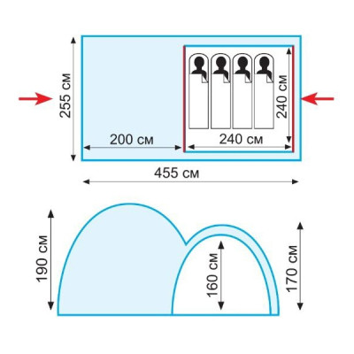 Намет Tramp Sphinx v2 (TRT-088) Вінниця - фото 2