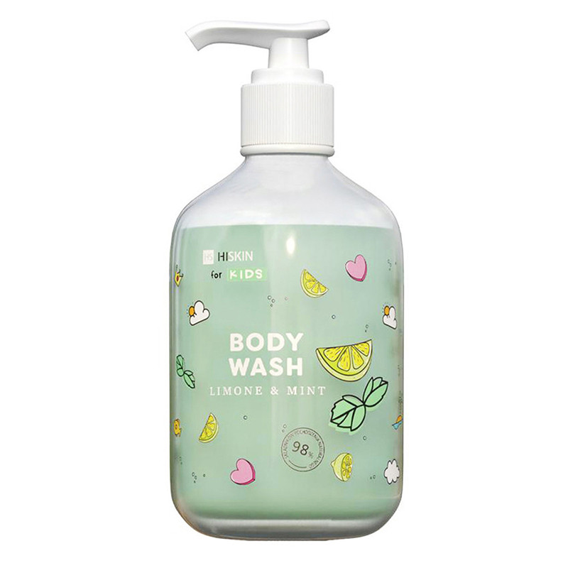 Гель для душа с лимоном и мятой Kids BODY WASH Limone & Mint HiSkin 400 мл Киев - изображение 2