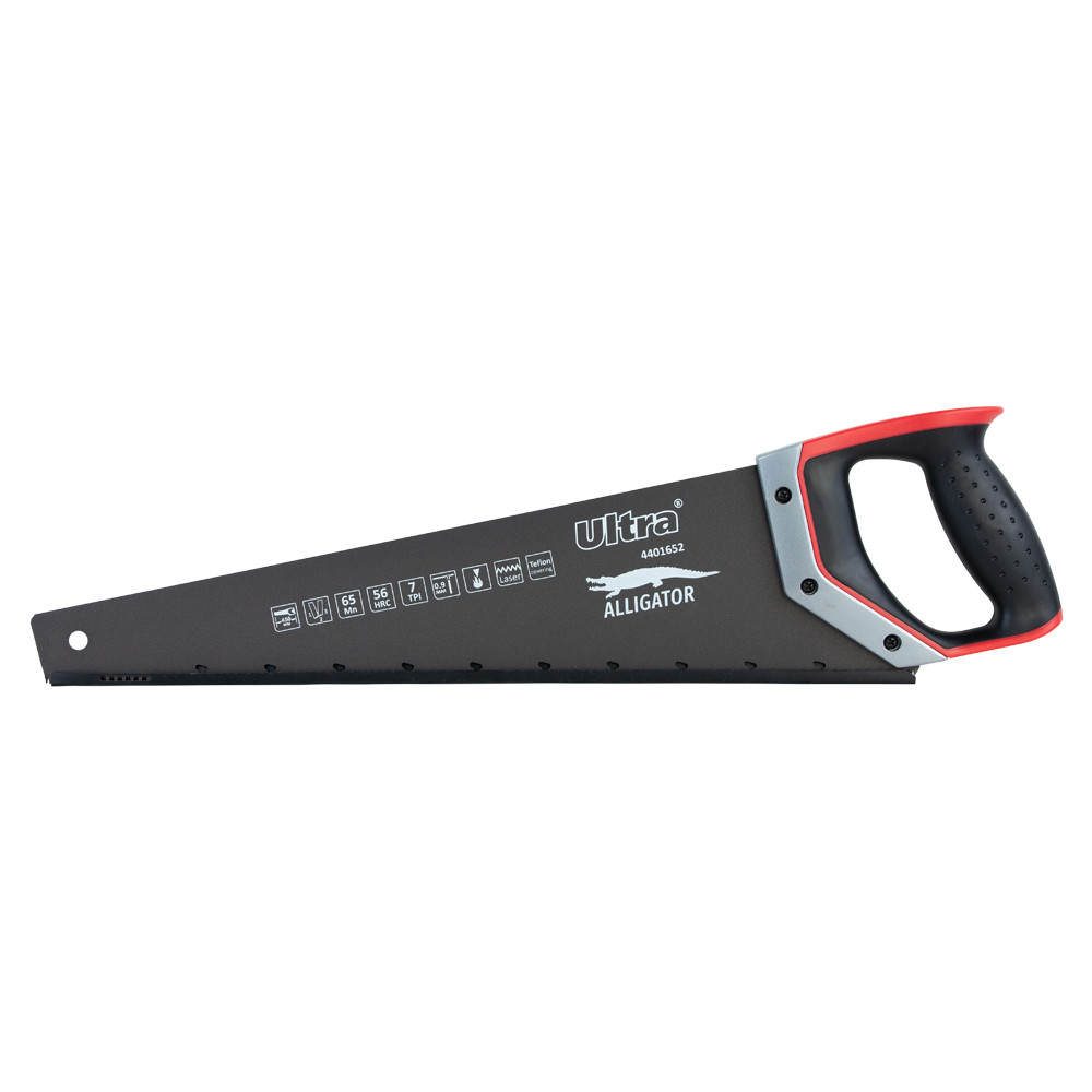Ultra Ножовка по мокрому дереву с тефлоновым покрытием 450мм 7TPI Aligator + чехол ULTRA (44016 Київ - фото 4