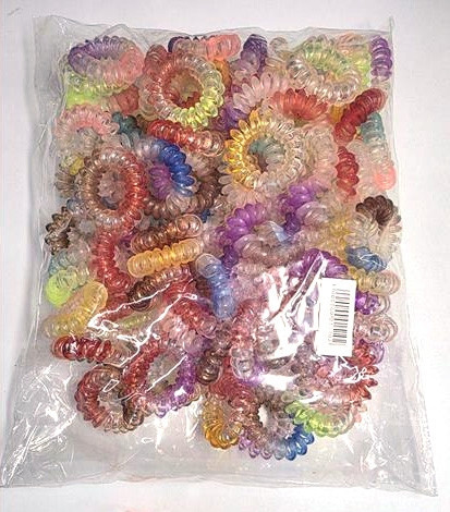 Гумки пружинки для волосся кольорові 100 шт. Київ - фото 1