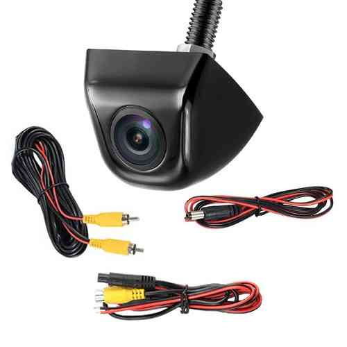 Камера заднього виду 170° врізна IP68, інфрачервоне підсвічування, 12В, чорна, метал Київ