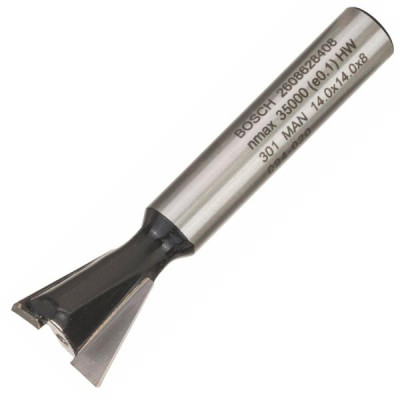 Фреза Bosch Professional пазовая V-образная V, Std, S8, D14, L14 15° (2.608.628.408) Винница - изображение 1