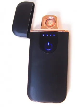 Запальничка спіральна USB 712 сенсорне включення металевий корпус 6747 Київ