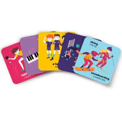 Навчальний набір English Student Картки для вивчення англійської мови МОН Спорт і дозвілля + аудіо, українська (591225924) Вінниця