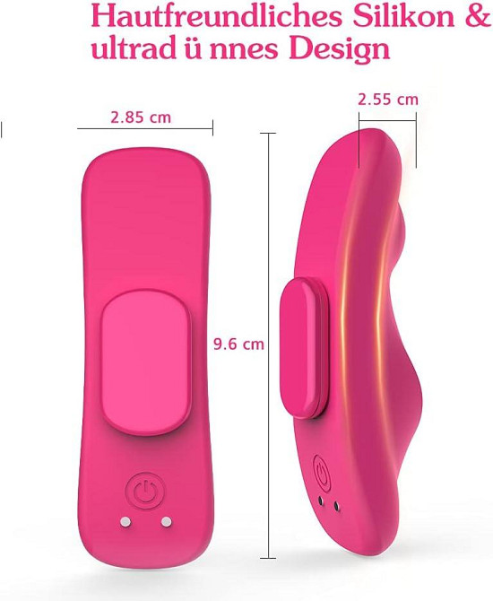 Вібратор-метелик Mionteit Slip з магнітною кліпсою для піхви клітора Дніпро - фото 3