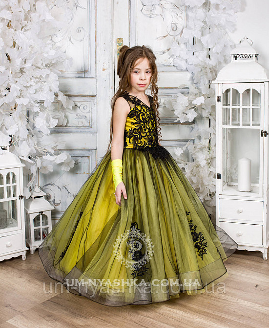 Пышное нарядное платье Камелия на 4-5, 6-7, 8-9 лет Кривой Рог - изображение 1
