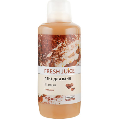 Піна для ванн Fresh Juice Tiramisu 1000 мл (4823015923159) Вінниця - фото 1