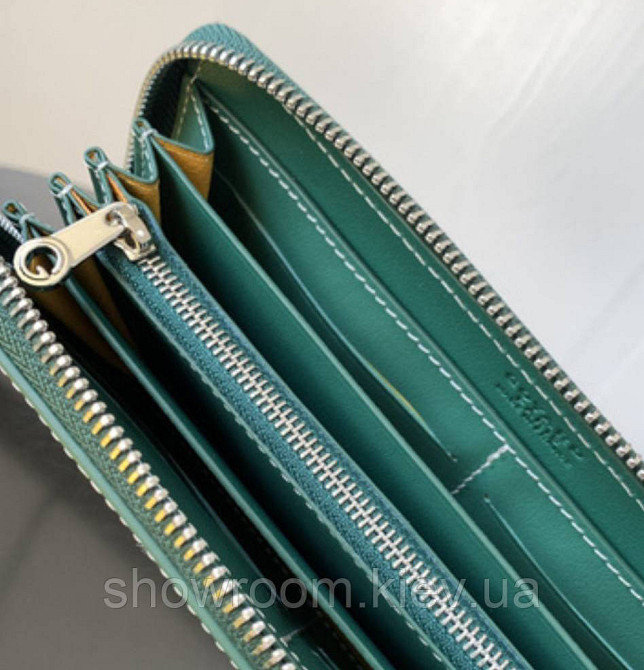 Гаманець на змійці Goyard (094) green Lux Київ - фото 3
