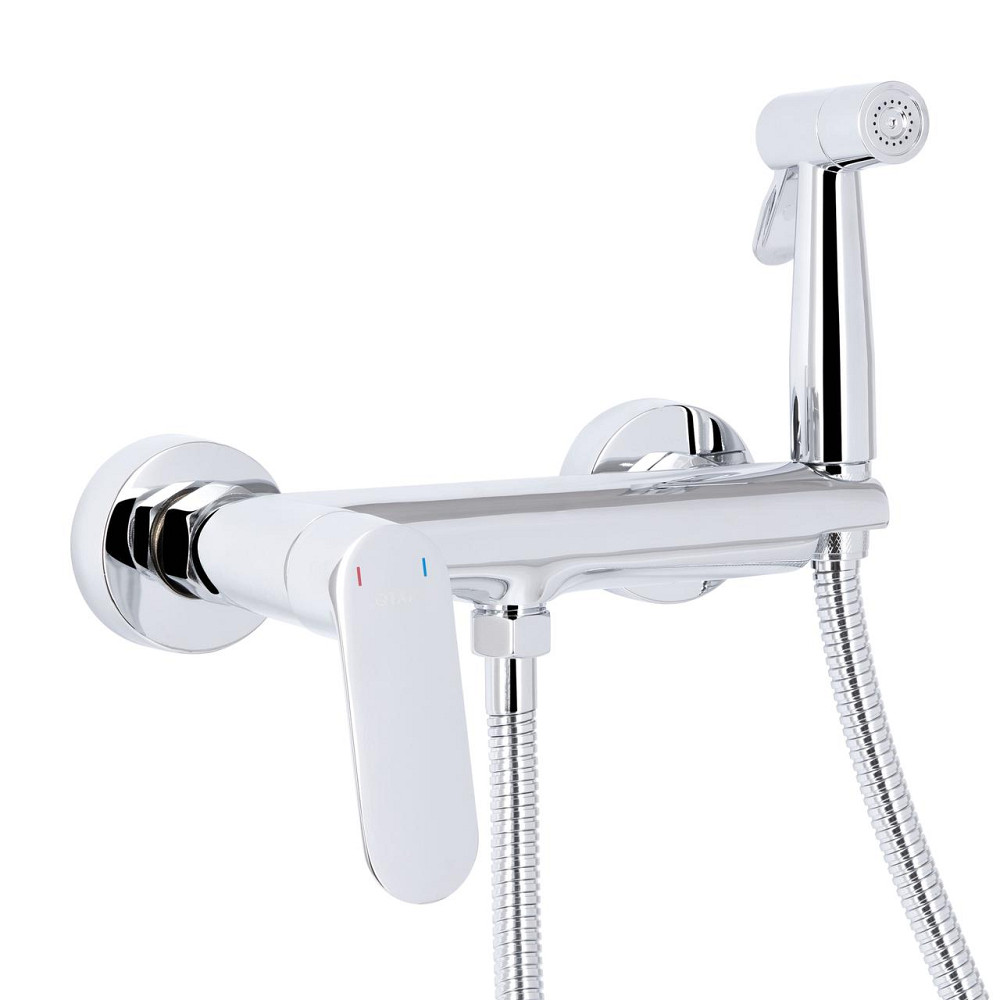 Змішувач для гігієнічного душу Qtap Evia QTEVI262CRM47582 Chrome Київ - фото 9